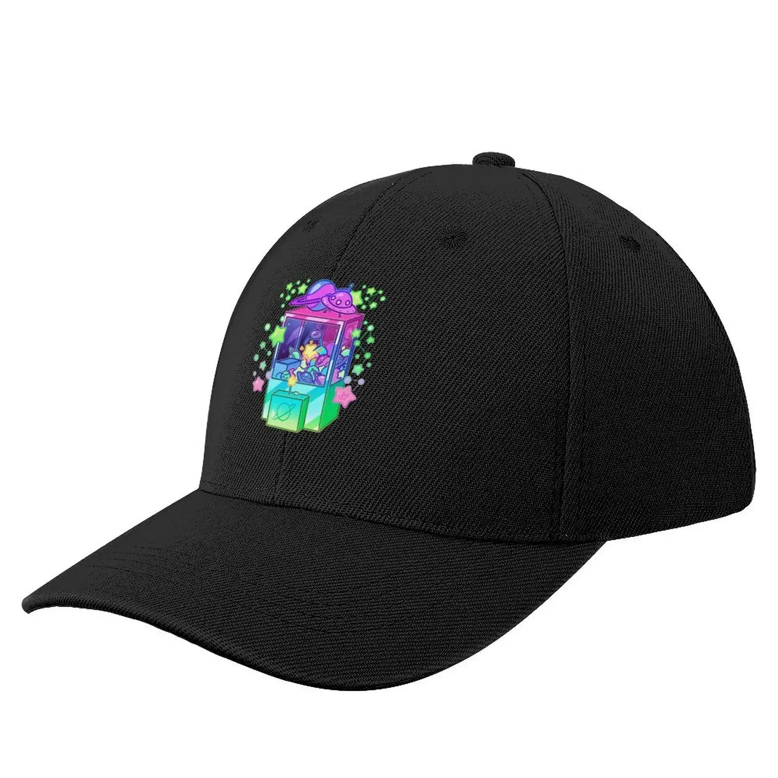 Neon Galaxy UFO Catcher Baseball Cap hard hat beach hat Woman Men's