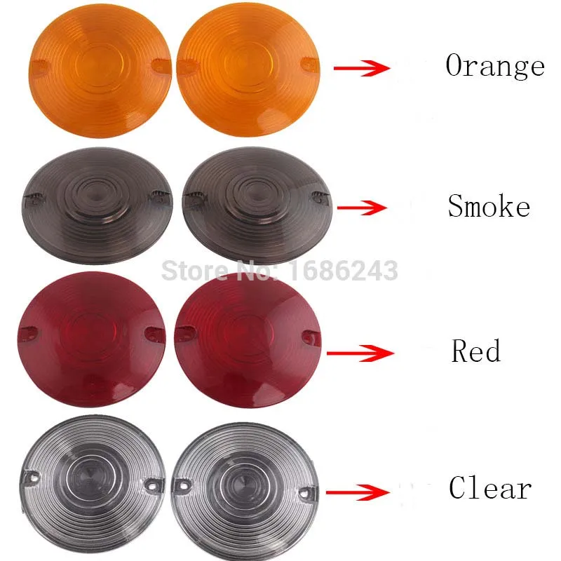 Motorcycle Smoke/Clear/Orange/Red Turn Signal Light Lens Cover For Harley Touring Road Electra Glide Road King FLHR Softail