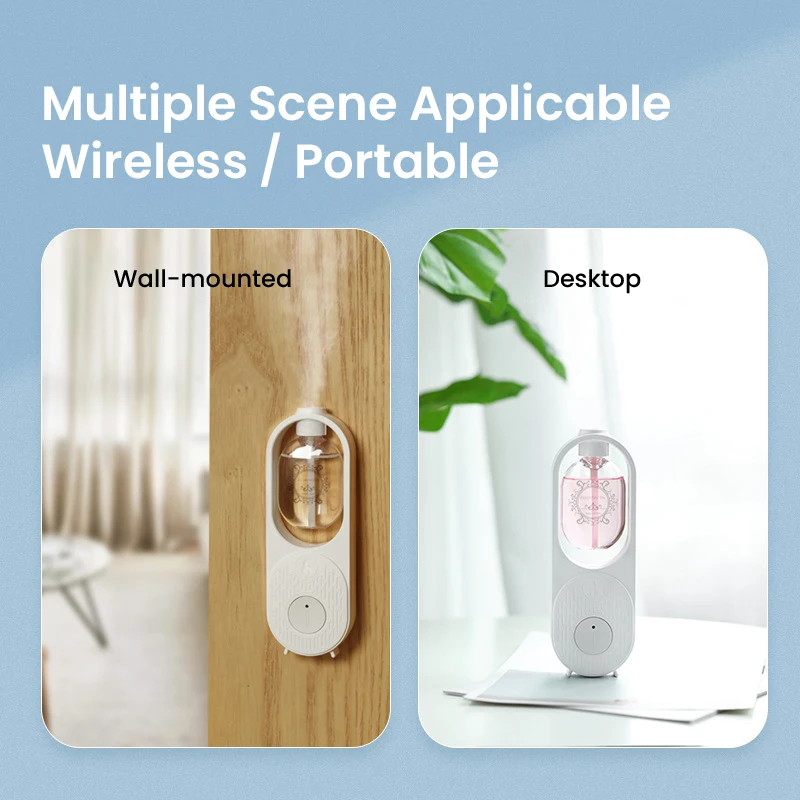 Aroma Diffuser Aromatherapy Machine Aroma Diffuser Wall-mounted Desktop 5 Modes Night Light USB Charge Household Aroma Machine
