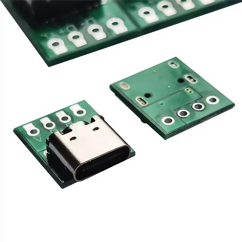 1/2/3Pcs TYPE C USB 3.1 Type C Connector 16 Pin Test PCB Board Plate Adapter Socket For Data Line Wire Cable Transfer