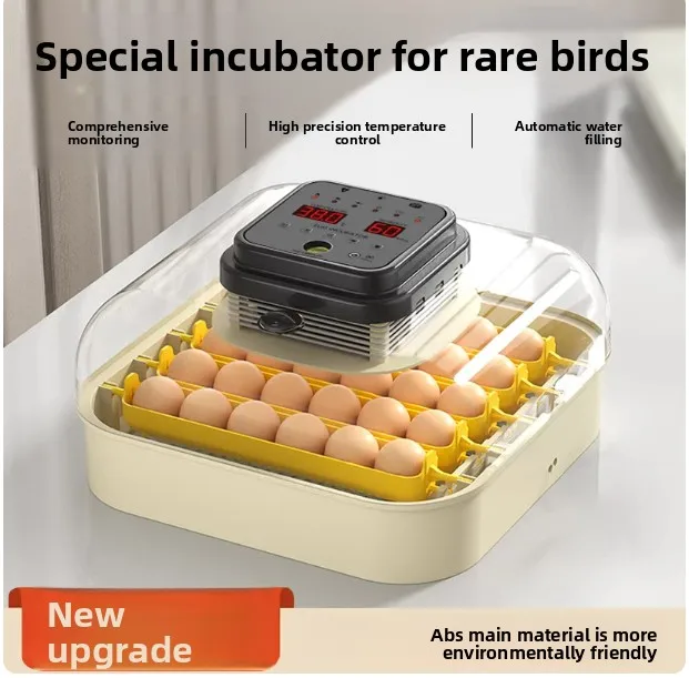 35 Egg Incubator Automatic Turner Humidity Display LED Candler for Chicken Hatching