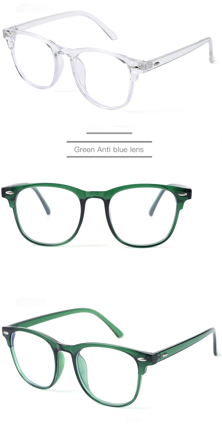 Computerbrille für Damen und Herren, modische Damen-Anti-Blaulicht-Brille, einfacher Stil, hohe Klarheit, Augenschutzbrille – Detail 8