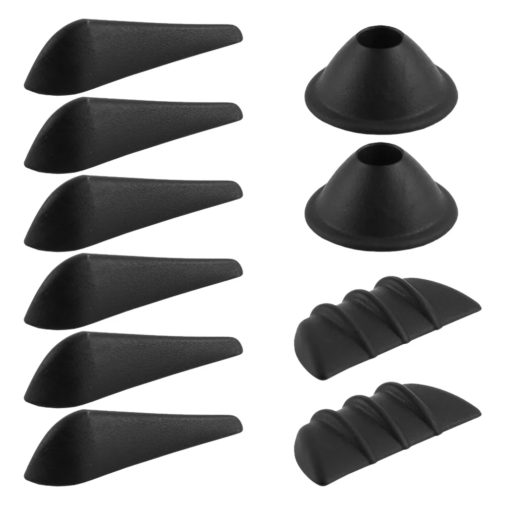 

10 Pcs Wind Noise Reduction Package Cars Phone Holder Flow Spoiler Diffuser Rearview Wing Kit Spoilers for Plastic Travel Tool