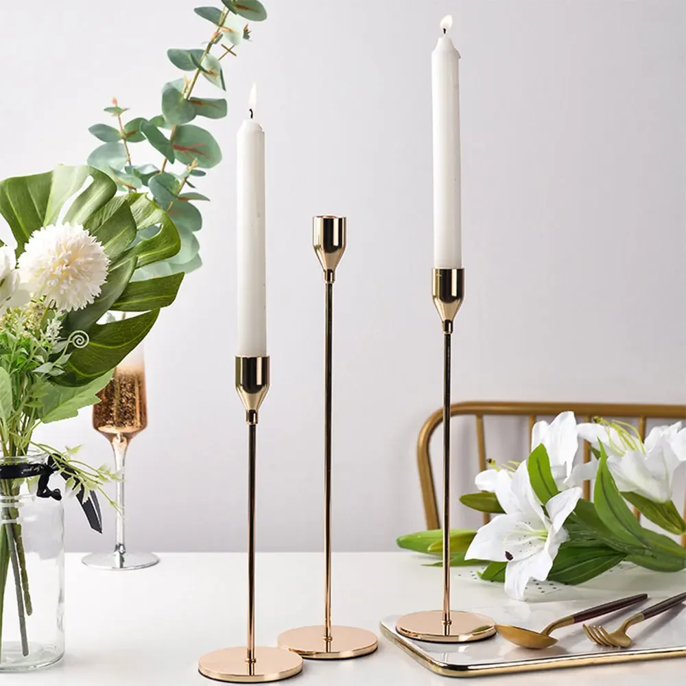 Hochzeit Kerzenhalter Dekoration Zubehör Home Decor Kerzenständer Candelabro Herzstück Vintage Wohnzimmer Esszimmer