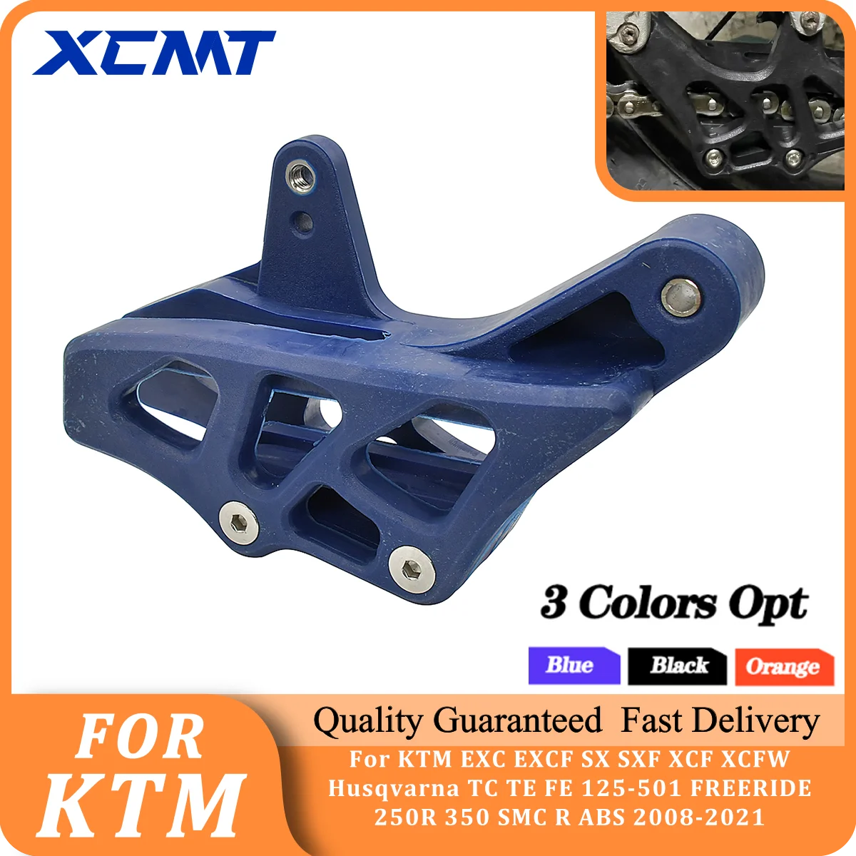 

Motocross Chain Guide Guard For KTM EXC EXCF SX SXF XCF XCFW FREERIDE 250R 350 SMC R ABS 2008-2021 Husqvarna TC TE FE 125-501