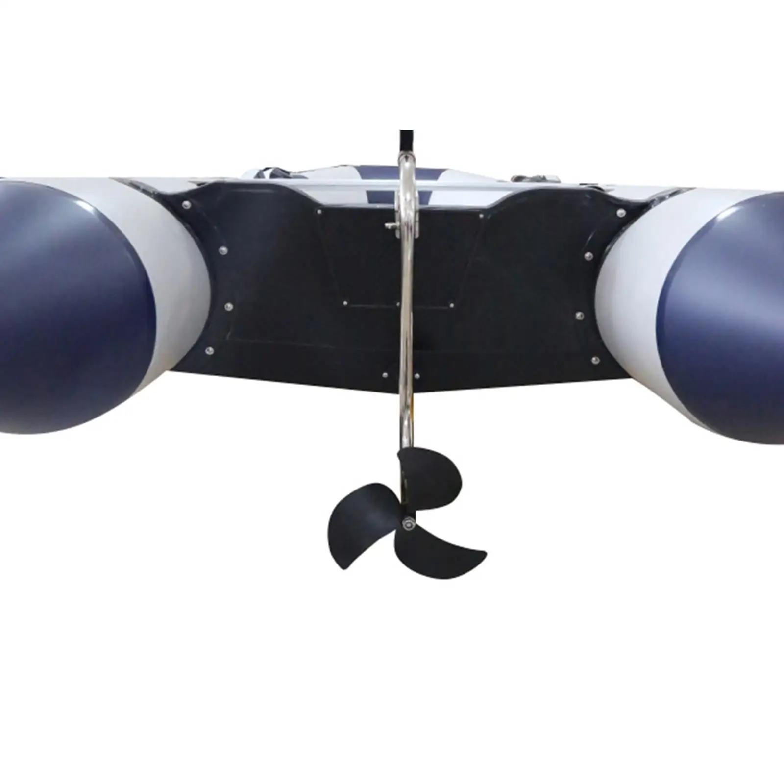 

Hand Push Oar Inflatable Pontoon Adjustable Outboard Motor Manual Propeller