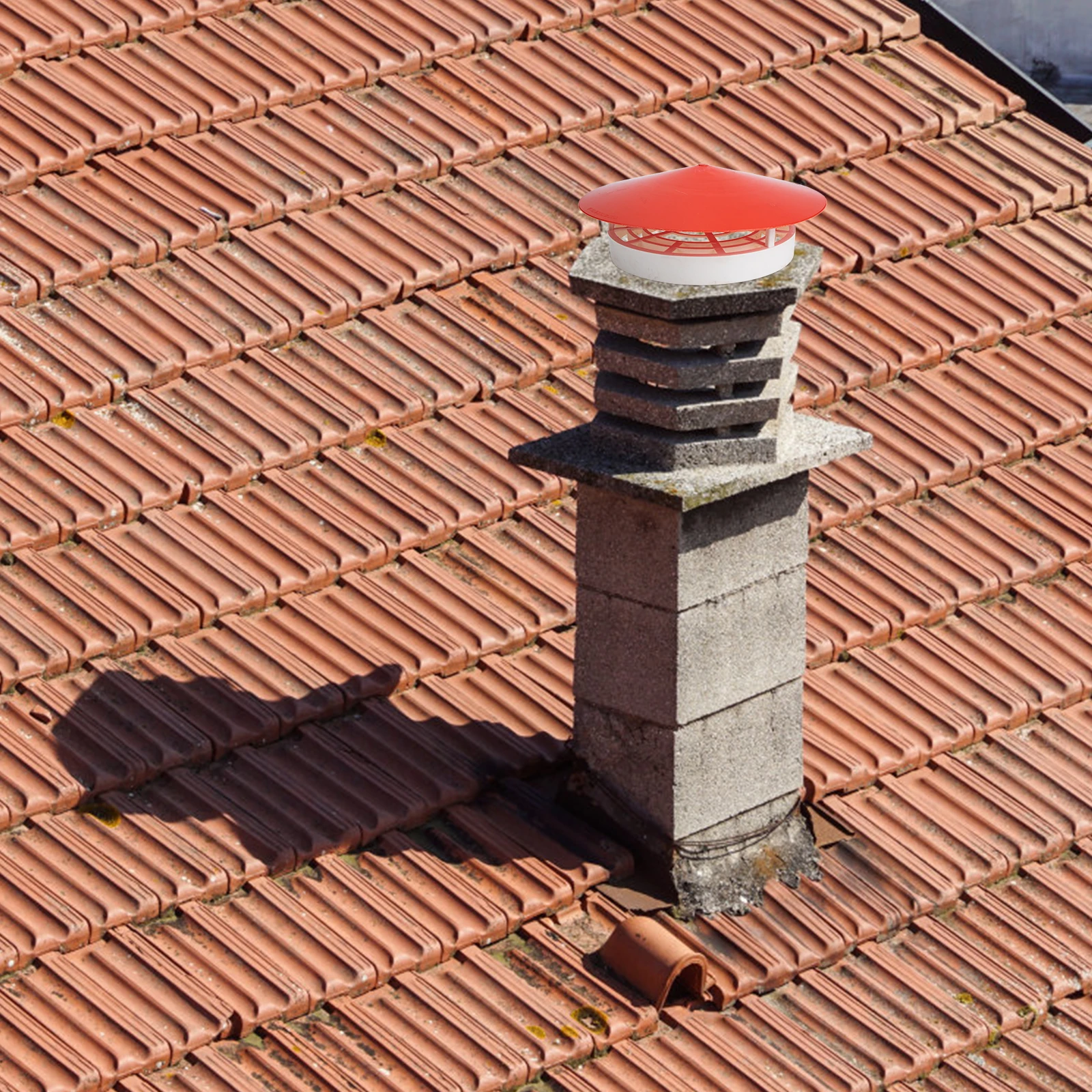 

1PC Rain Hat for Roof Vent Chimney Guard Cap PVC Rainproof Snowproof Windproof Exhaust Pipe Protector Easy Install Design