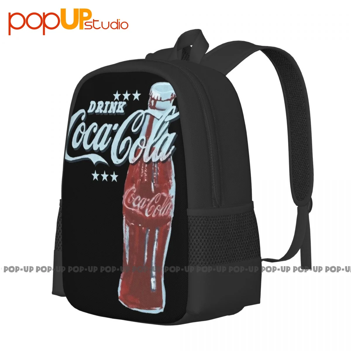 Coke Cola Classic Bottle Logo Signs Soda Backpack Large Capacity Fashion Portable Sports Bag School Sport Bag