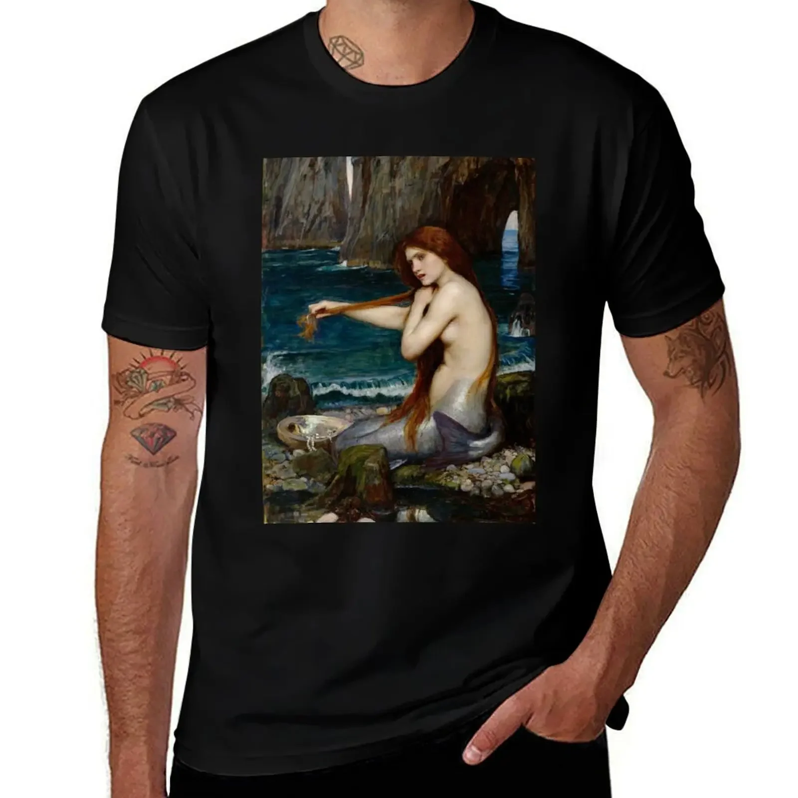 

John William Waterhouse - The mermaid T-Shirt vintage t shirts korean fashion anime clothes mens funny t shirts