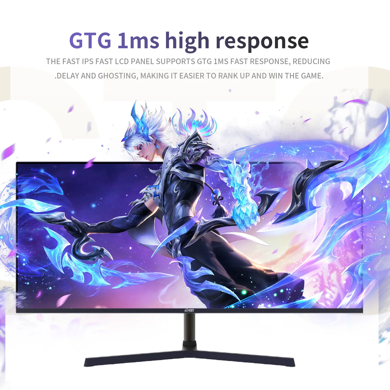 ChonSun 34-Inch Ultrawide PC Monitor - 3440x1440, 180Hz, Fast-IPS, 21:9, Dual-Screen Support, Ideal for Graphic Design & Gaming