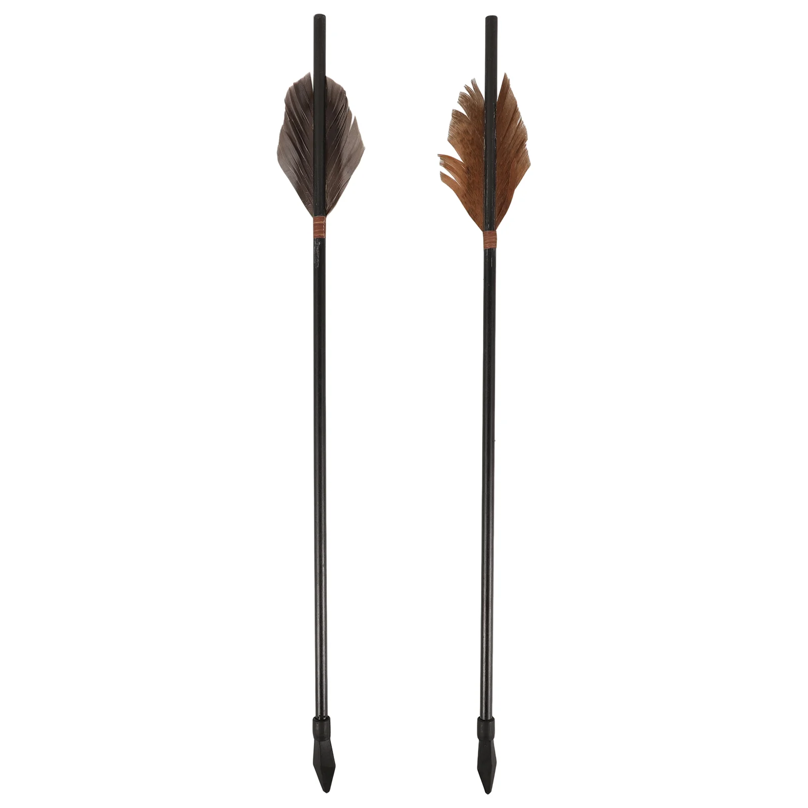 

2 Pcs Throwing Wooden Arrows into The Pot Kids Toy Funny Toss Toys Rubber