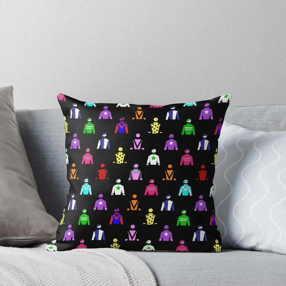 Horse Racing Jockey Silks Throw Pillow pillow cover luxury luxury sofa pillows pillow