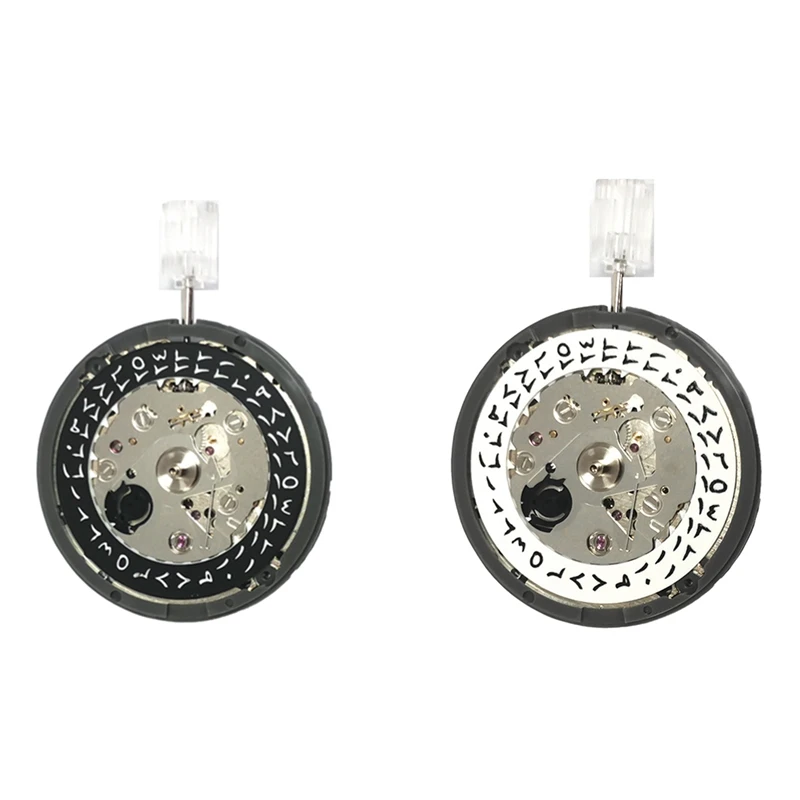 1 Pcs Watch Movement Disc At 3.0 Mod Replace Mechanism Arabic NH35 NH35A 24 Jewels High Accuracy White