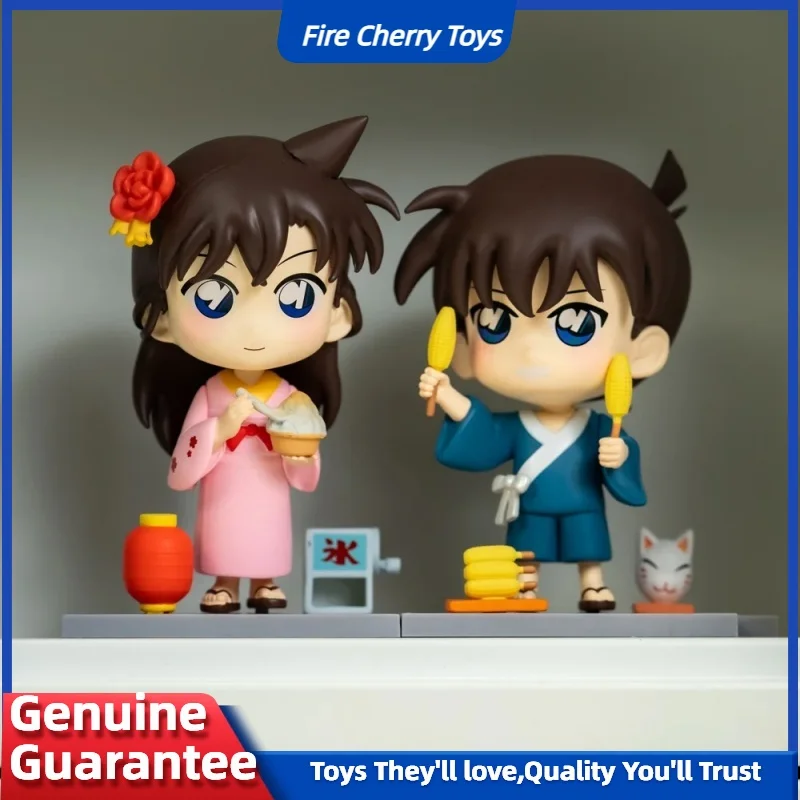 

Детектив Конан, летняя садовая вечеринка, серия слепая коробка Kawaii Surprise Box Conan Edogawa Mouri Ran Haibara Ai, фигурка, модель игрушки