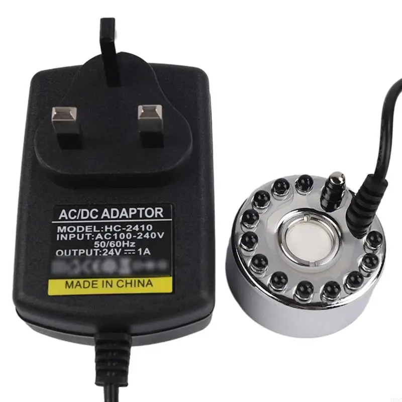 A0NC Soltrasonic Maker với LED Light Water Pond Fogger Halloween Party Atomizer