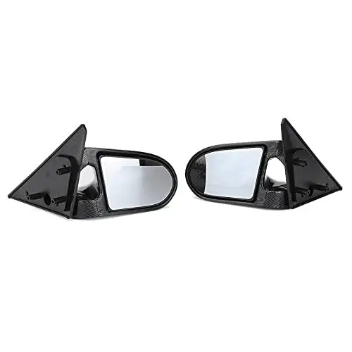 

Pair Carbon Fiber Look Car Side Rear View Mirrors for Honda Civic 4dr 1992-1995