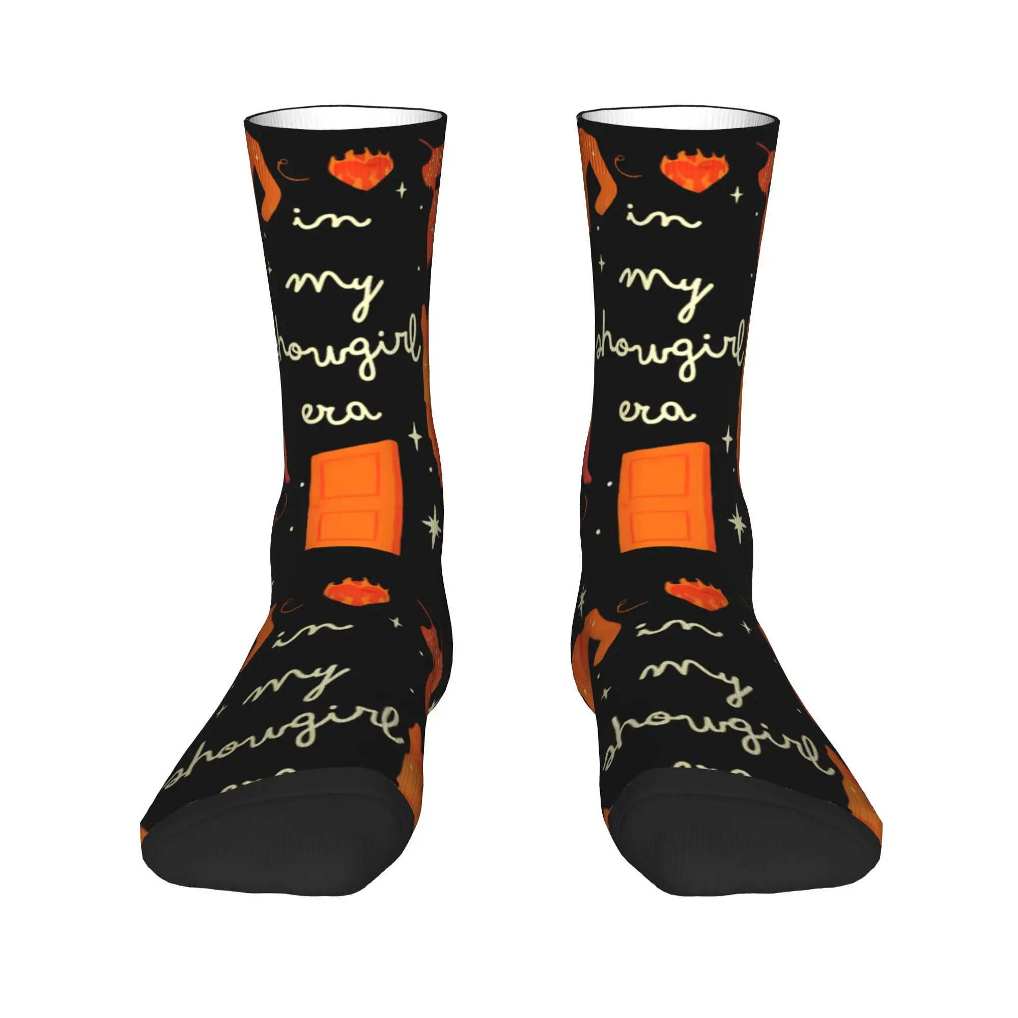 النساء الرجال الجوارب Showgirl ألبوم جوارب المضادة للانزلاق متوسطة جوارب ناعمة الخريف القوطية الجرافيك جوارب رياضية في الهواء الطلق