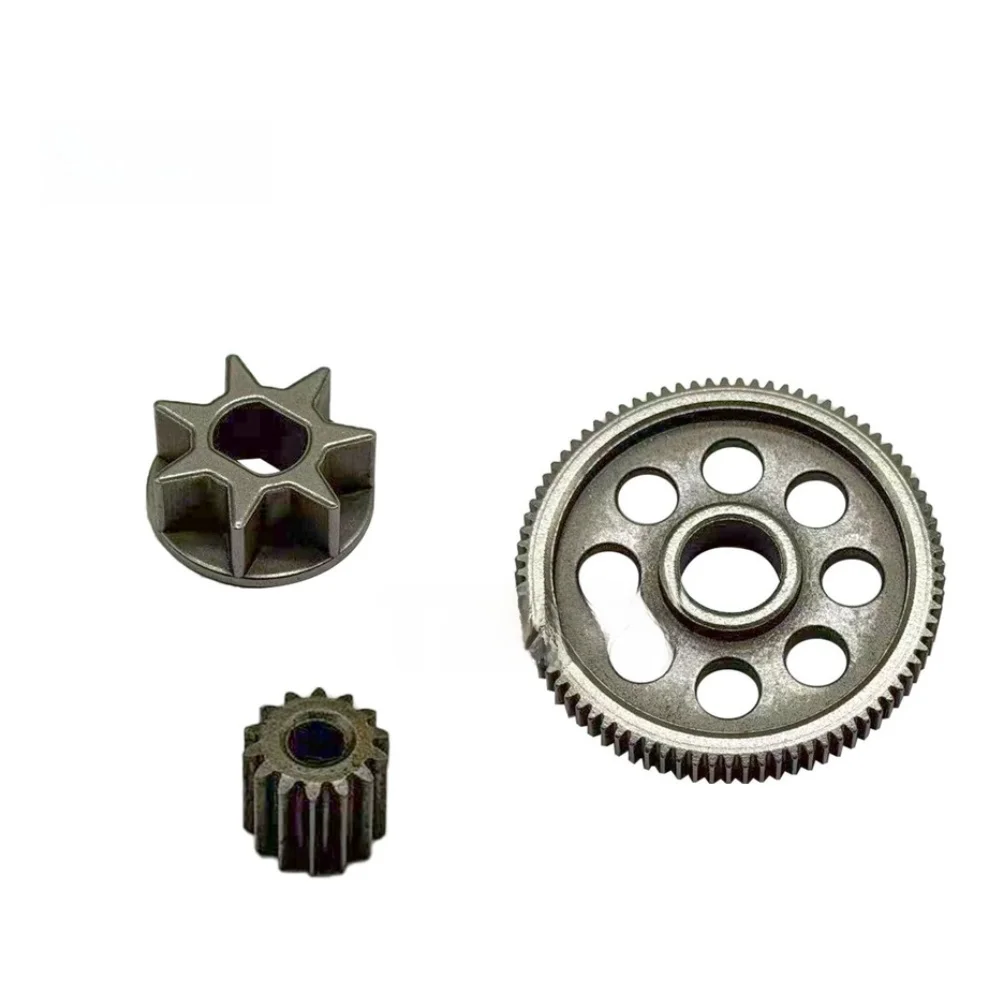Gray Metal Chainsaw Gear Set 3 Pieces 4 6 8 Inch 14 Tooth For Electric Powered Saw Woodworking DIY Cutting Tool Replacement