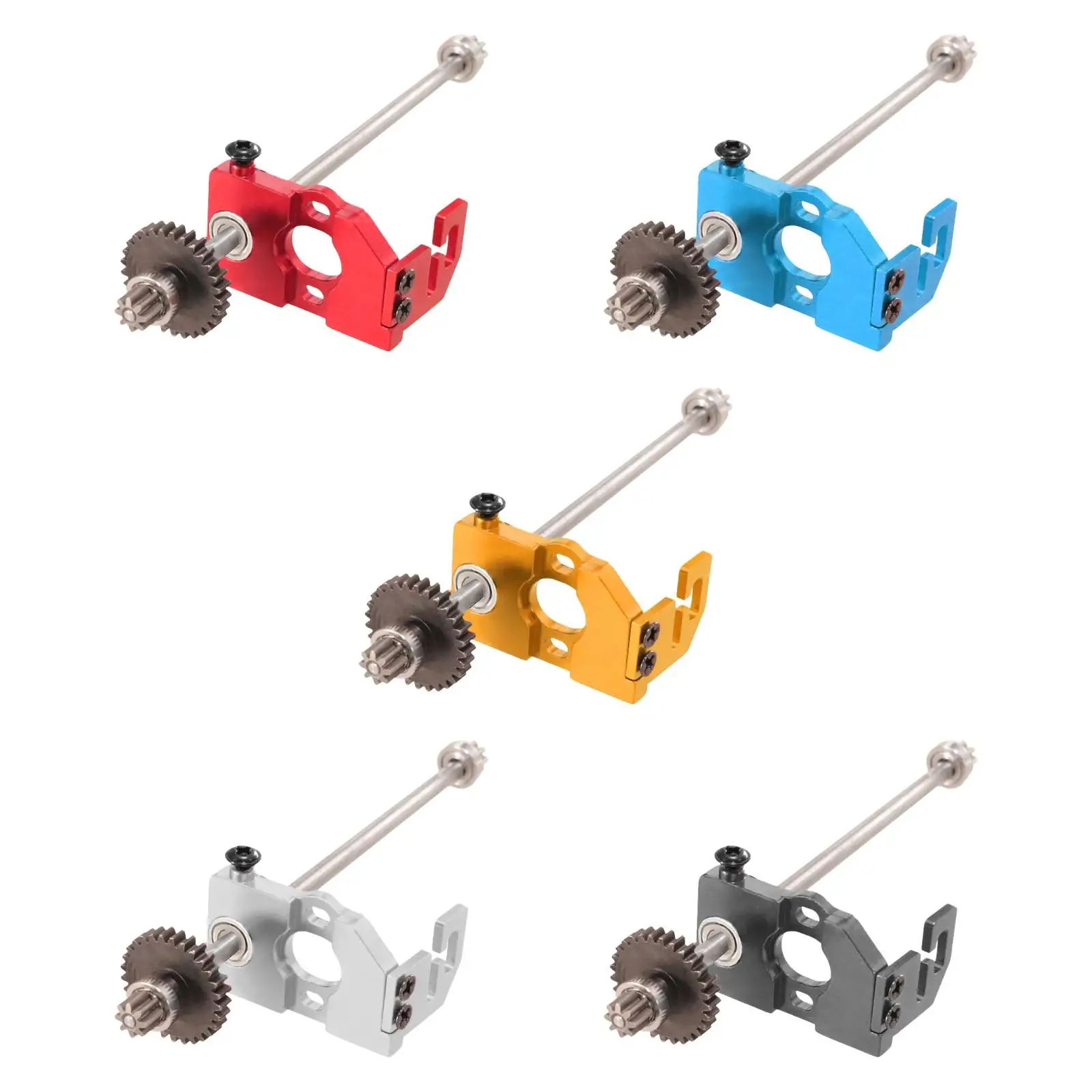 

RC Car Motor Mount Easy to Assembly Upgrade Accessories Upgrade Kit Mount Gear Central Drive Shaft for 1/28 284010 K999 K979