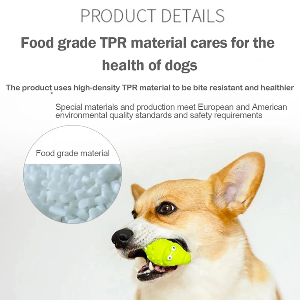 GIGWI Suppa Puppa Series Q Pet Toys Kitten Crocodile Fox Raccoon for Puppy Molar Sounding Toys Bite Resistance Dog Accessories