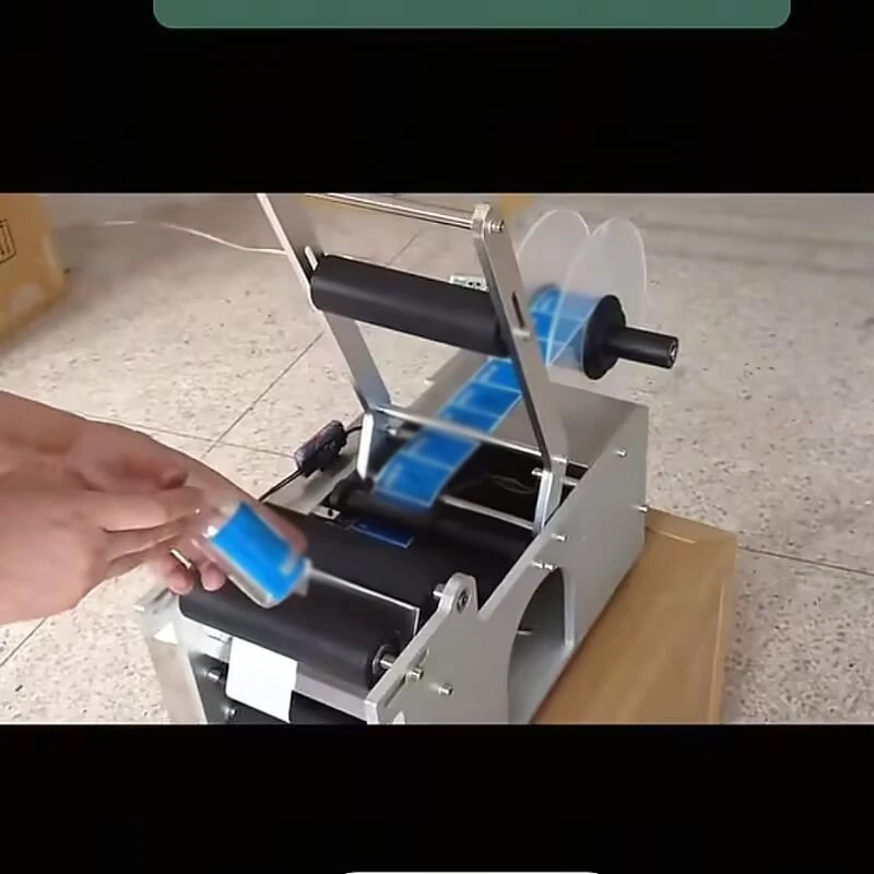 Semi Automatic Round Bottle Labeling Machine for Round Bottles Semi automatic