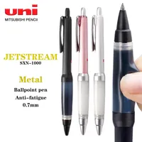 Japan Uni Alpha-Gel Jetstream 0.7mm BallPoint Pen SXN-1000 Soft Rubber Hand Grip School Stationery Back To School Metal Pen
