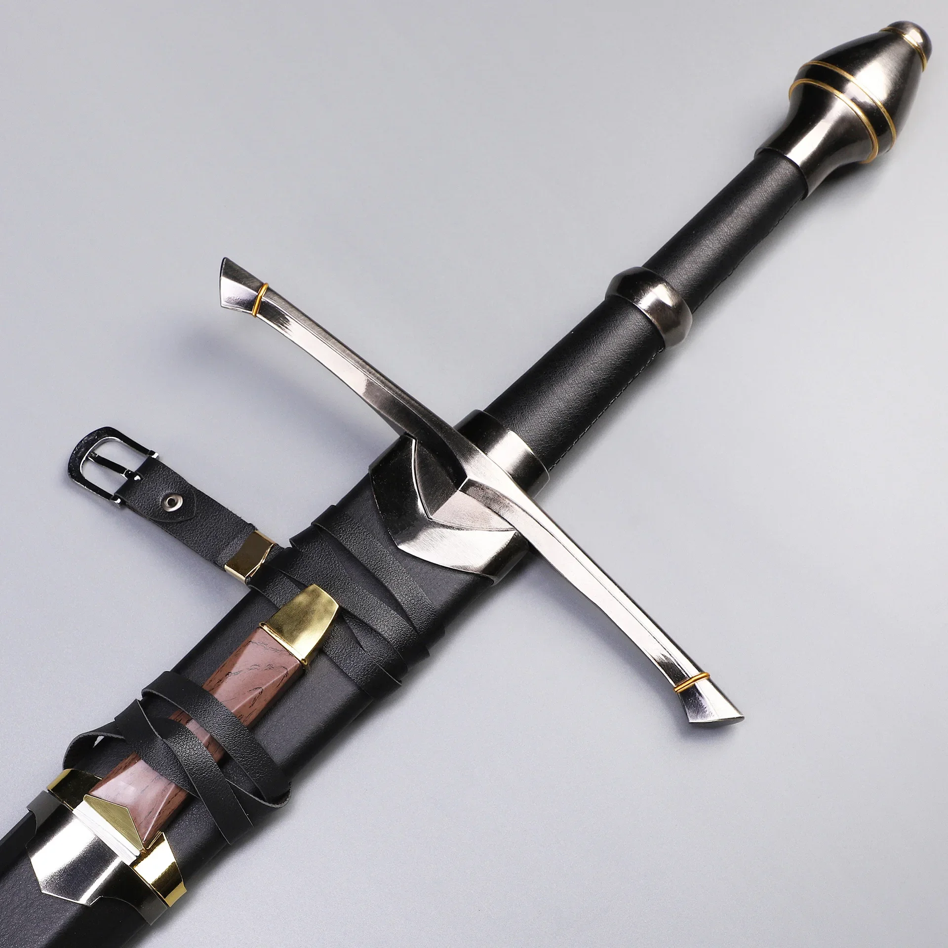Metal Made Crafts 1:1 King of Guardians The Sword of Aragon Narsil Weapons Desktop Home Wall Hanging Decor Ornaments Adult Gift