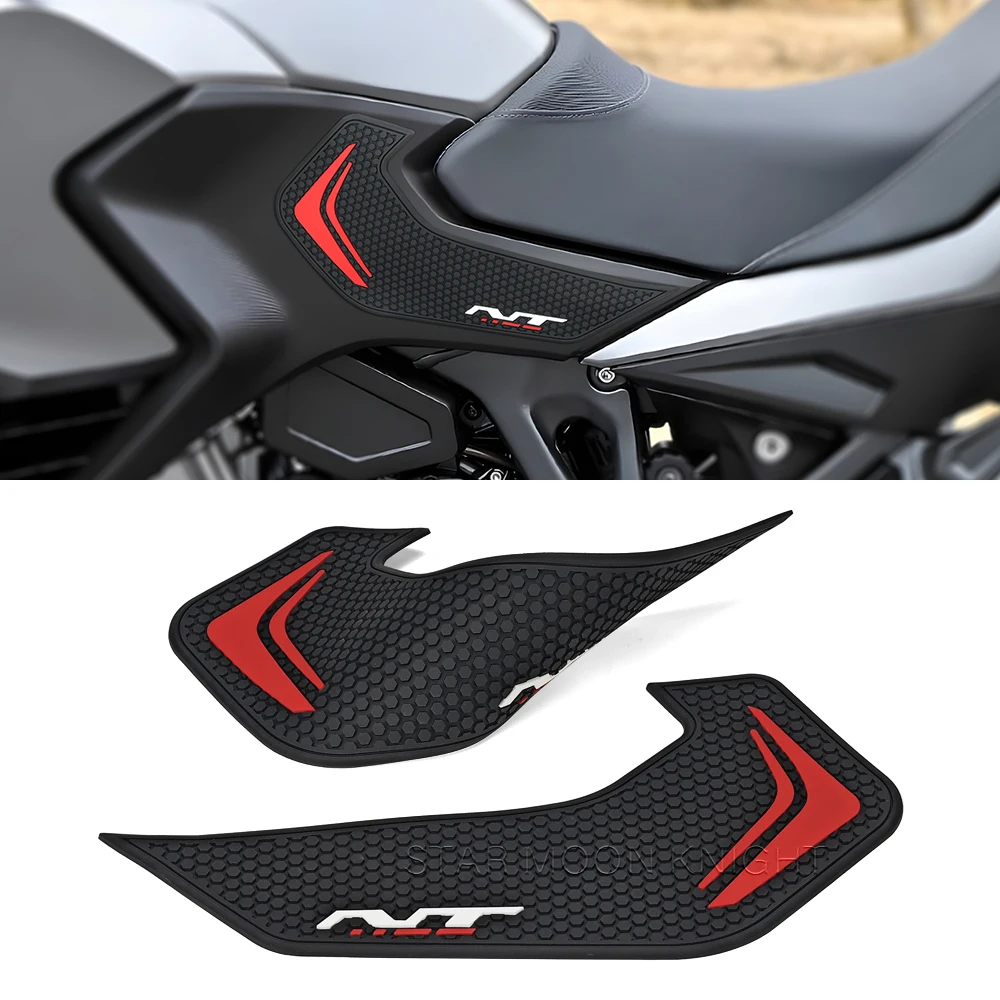 Anti Slip Fuel Tank Pads For Honda NT1100 NT 1100 2022 2023 2024 Motorcycle Accessories Rubber Tank Protector Knee Grip Stickers