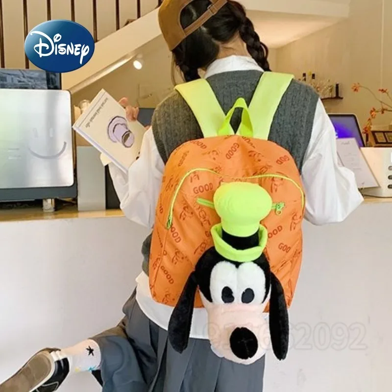 Disney Goofy's New Fashion Doll Backpack Cartoon Children's Schoolbag Large Capacity Doll Fashion Casual Children's Backpack
