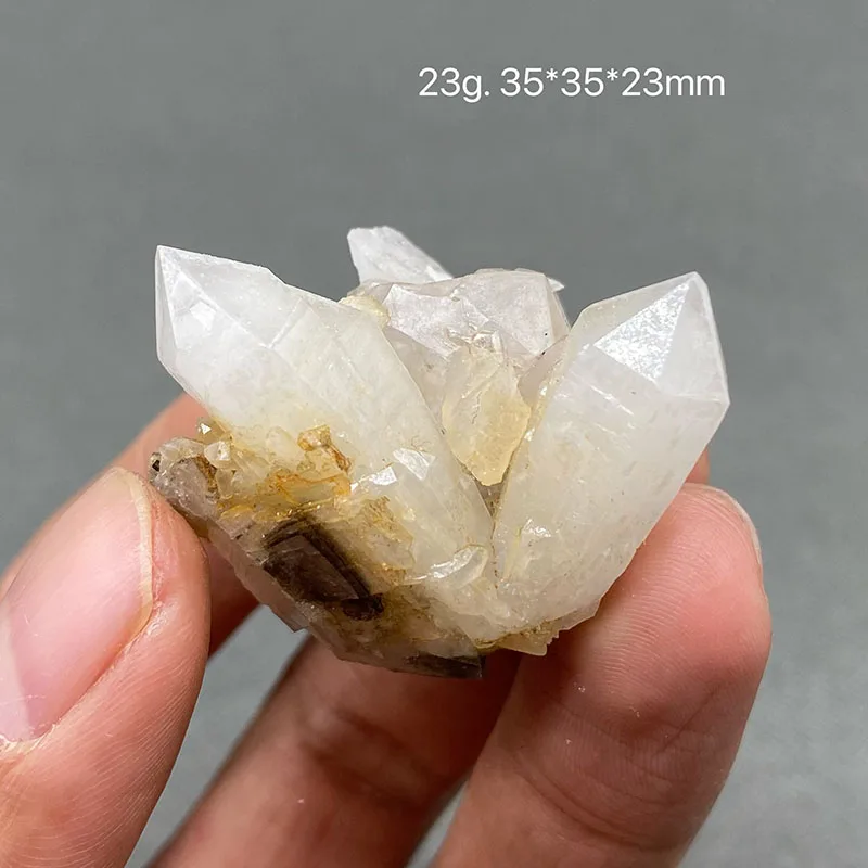 100% natural calcite (fluorescent effect pink) quartz raw stone mineral specimen healing crystal