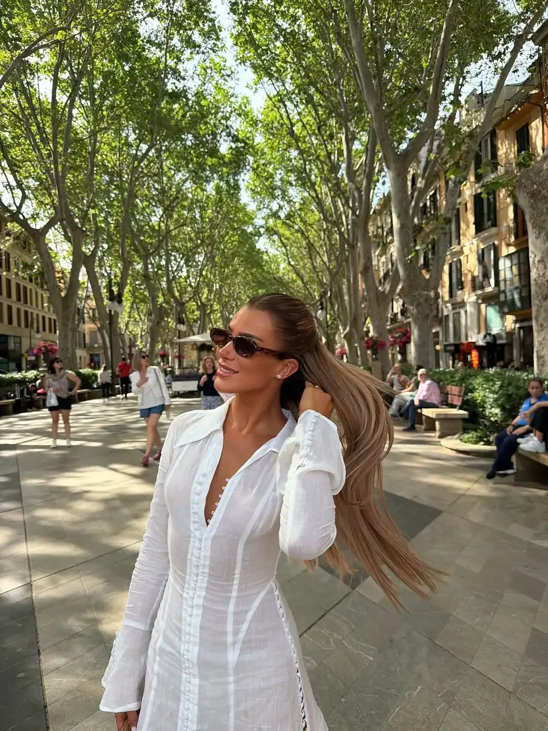 Fashion Solid Slim Mini Dress Women Elegant Lapel Flare Long Sleeve Corset A-line Shirtdress Summer Female Daily Street Skirt