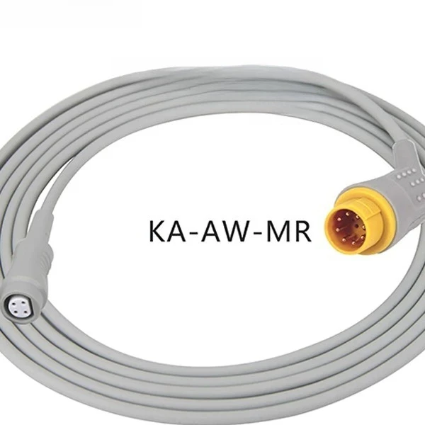 Invasive Bloods Pressure Cable, To Edwards/Brauns/Mindrays and Other Pressure Sensor Cables
