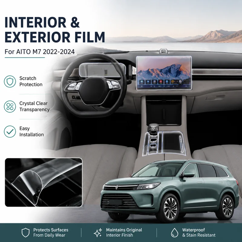 

Interior and Exterior Film for AITO M7 2022-2024 Car Accessories Easy Installation, Replacement Parts
