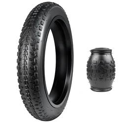 ZUKKA 1 Pack 20/26x3.0 Fat Tire Folding Bead Heavy Duty Anti-slip Puncture Resistant for E-Bike Mountain Snow All Terrain