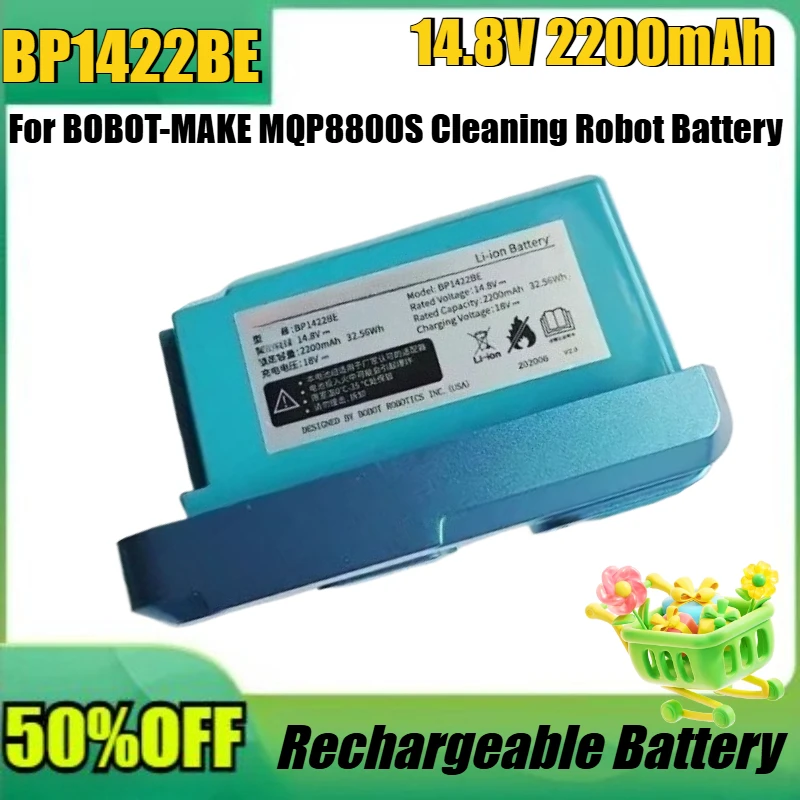

New BP1422BE 14.8V 2200mAh High Quality Battery for BOBOT-MAKE MQP8800S Cleaning Robot Battery