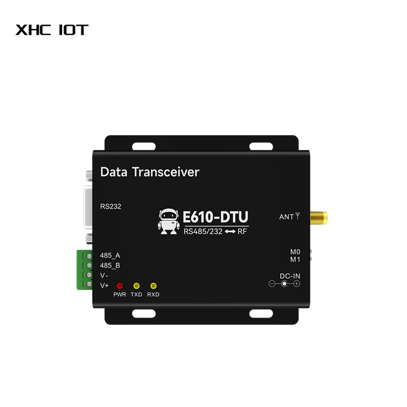 

Wireless Digital Radio RS232/RS485 433MHz High-Speed Continuous Transmission XHCIOT E610-DTU(433C20) Low Latency 100mW RSSI