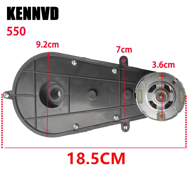 24V RS550 Kinder Elektrisches Spielzeugauto Motor Getriebe 6V 12V RS390 Fahrt Auf Auto Getriebe, Power Wheel Motor, Power Wheels Getriebe