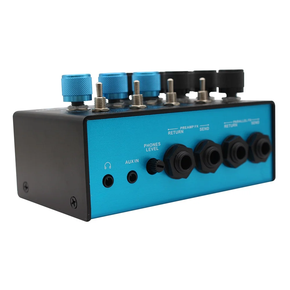 Mosky THIRD SPACE Guitar Effect Pedal - Ultimate Stereo Bass Preamp & DI Pedal with Cab Sim & Dual FX Loops