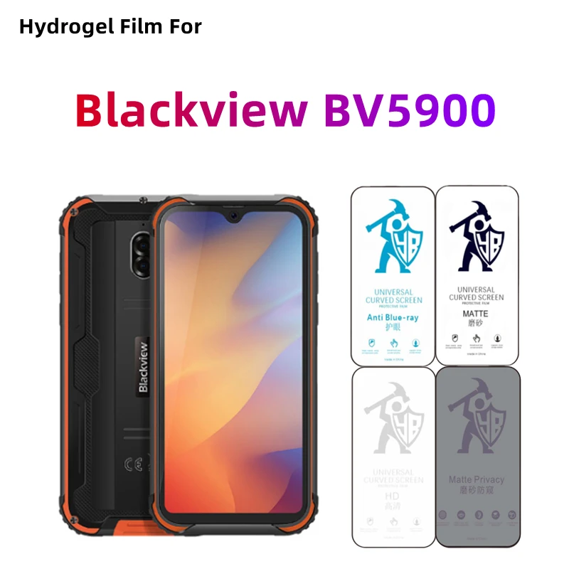 

2pcs Matte Hydrogel Film For Blackview BV5900 HD Screen Protector For Blackview BV5900 Eye Care Anti Spy Matte Protective Film