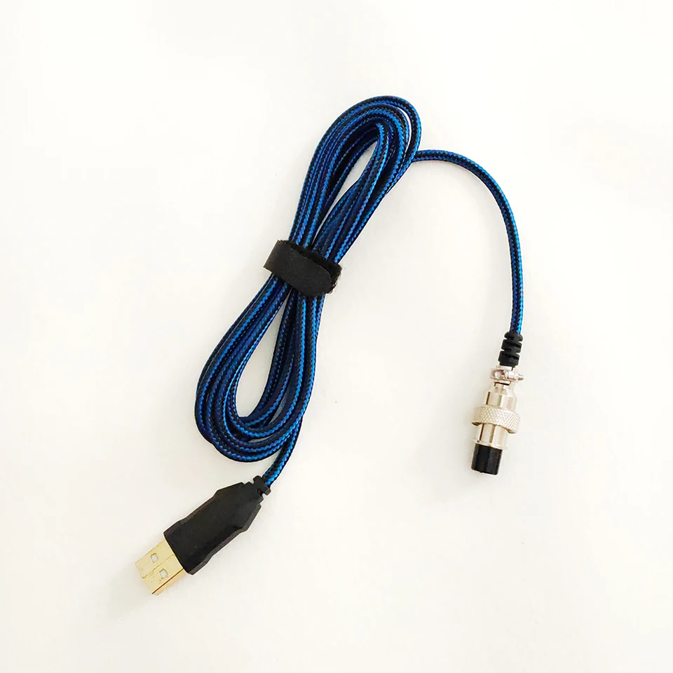 Replacement Blue Braided USB Cable PS/4for MadCatz TE2 / TE2+
