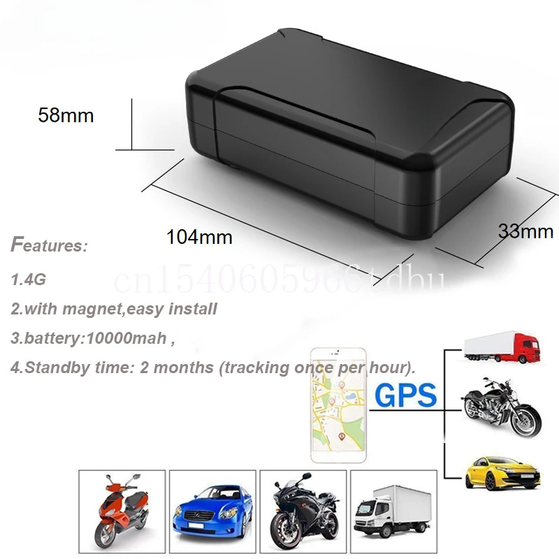 Car Tracking Device with Magnet X02 Better Than Tk103 Gps Tracker GPS Long Life 10000mah Battery Capacity Container Gps