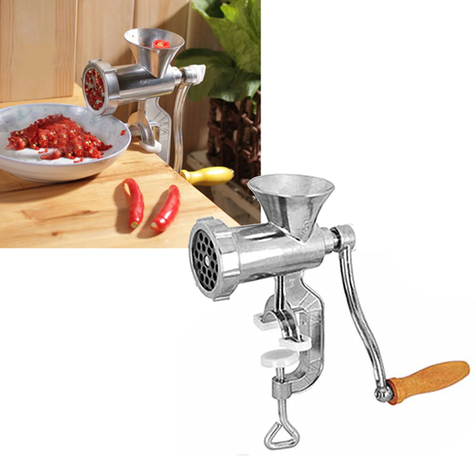 Manual Meat Grinder Crusher Food Processor Noodle Sausage Making Gadgets Kitchen Accessories Cooking Tools Food Processor