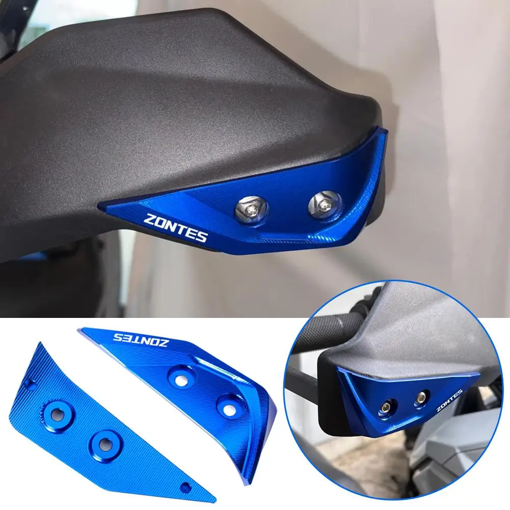 جديد لـ ZONTES 368G 368 G ZT368G 2024 2025 2026 CNC الألومنيوم دراجة نارية Handguard واقية قبعات الزخرفية المقود Prot M0B4 #5