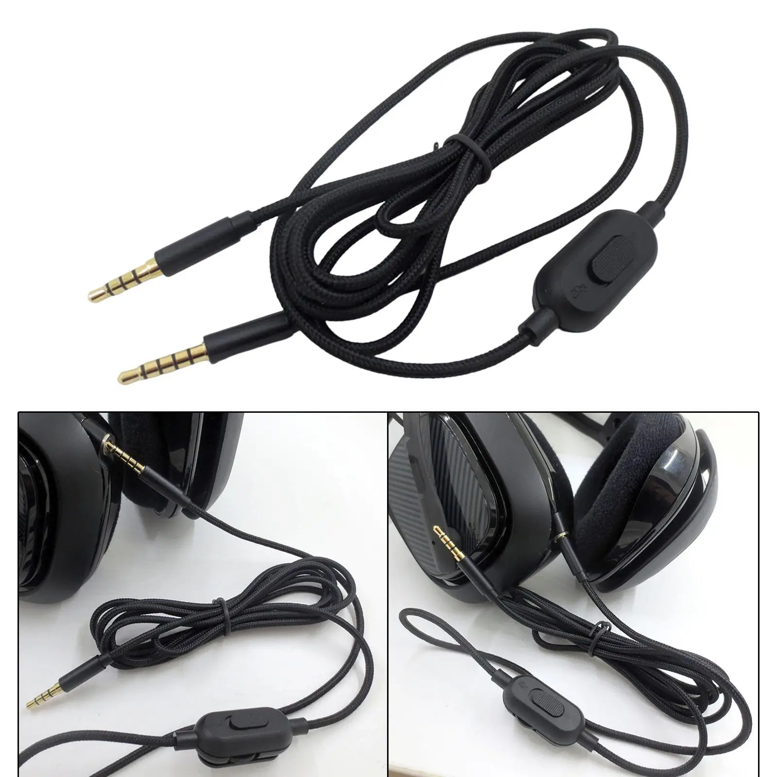 لسماعات Astro A10 A40 A30 خط كابل الصوت 3.5 ملم لمحطة اللعب