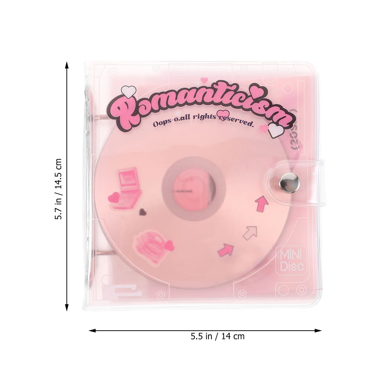 1pc Photo Album For Photos Pvc Pp Material Large Capacity Portable Picture Collection Holder Diy Scrapbook Mini Album For