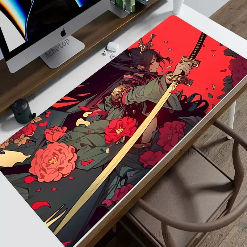 

Аниме Demon Slayer Kimetsu No Yaiba Коврик для мыши Gaming XL Custom Home HD Коврик для мыши XXL Коврик для мыши Коврик для клавиатуры Мягкий ПК 30x80 см