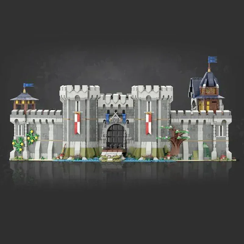 Moc Bouwstenen Militair Kasteel Model Guardians Stronghold Technologie Modulaire Blokken Geschenken Kerst Speelgoed DIY Sets Montage