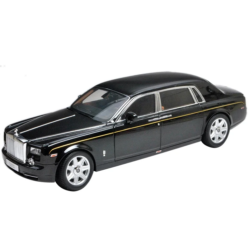 1:18 Rolls-Royce Phantom simulation alloy car models, adult ornaments, boys toys, children's holiday birthday gifts