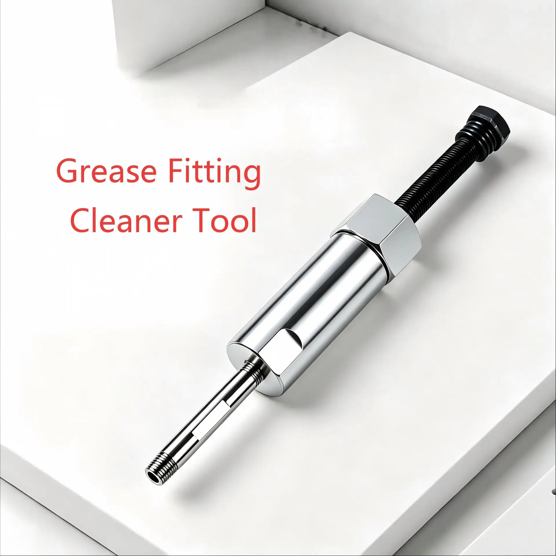Grease Fitting Cleaner Tool Rust Resistant Hex Zerk Buster Flushing Out Hardened Pins Automotive Chassis Lubrication Maintenance
