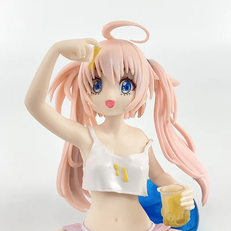 12cm anime milim nana kawaii postura sentada figura de ação pvc modelo brinquedos boneca estátua decoração de mesa ornamento do carro presentes colecionáveis